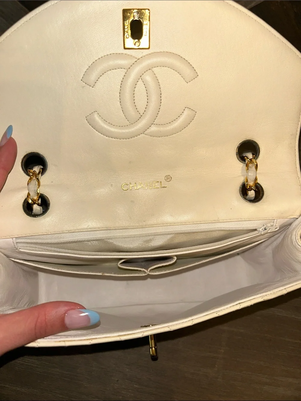 Vintage Chanel Matelasse Turnlock Shoulder Bag